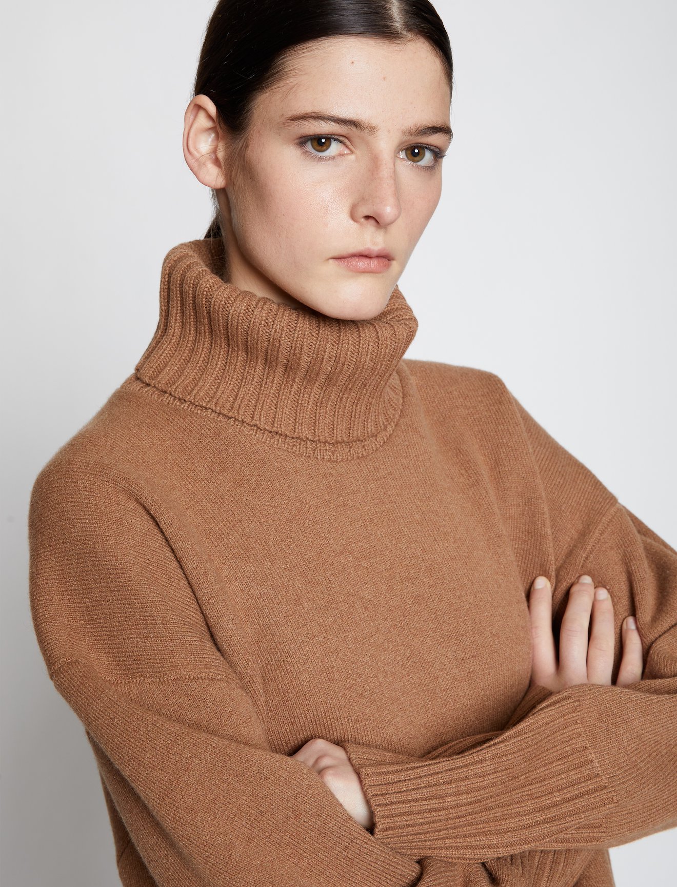 Doubleface Eco Cashmere Oversized Turtleneck Sweater #3