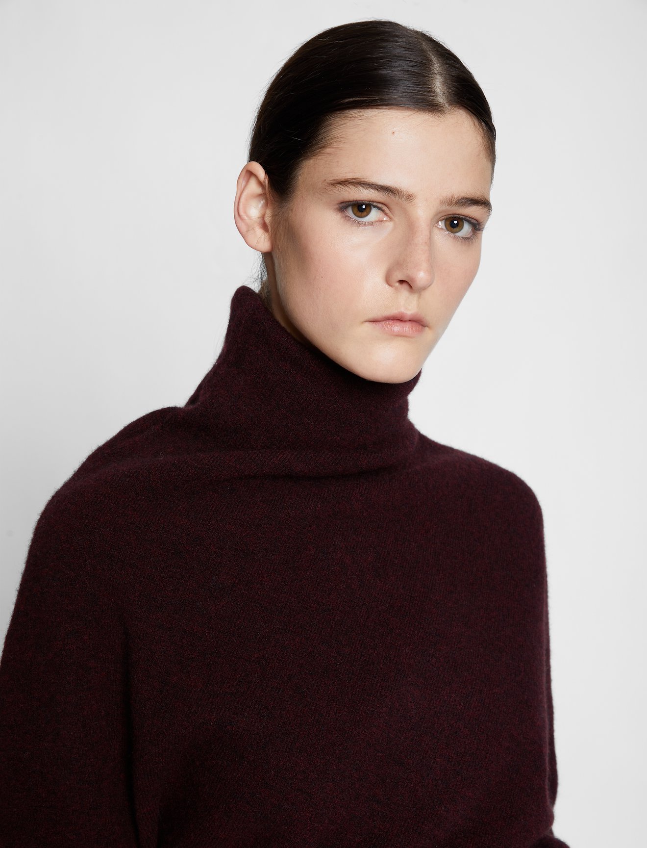 Wool Blend Twisted Turtleneck #3