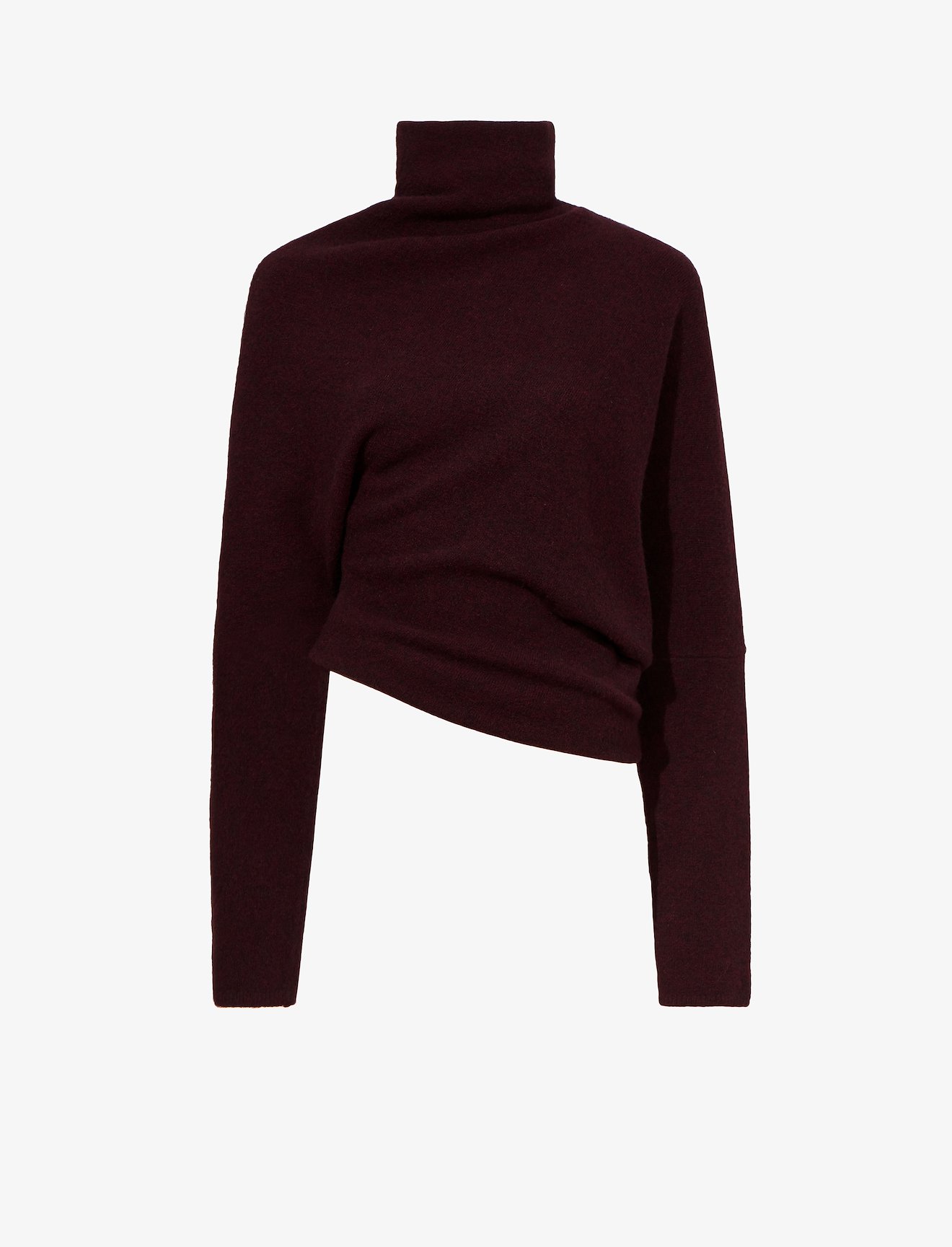 Wool Blend Twisted Turtleneck #4