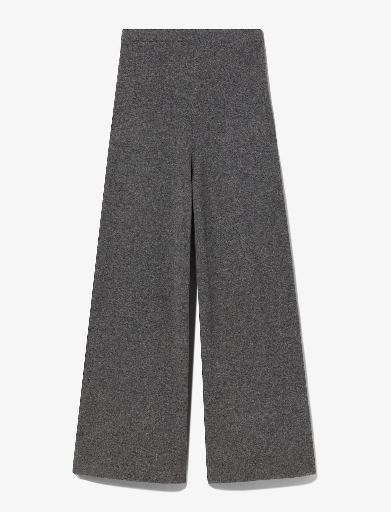 wool blend wide leg pants