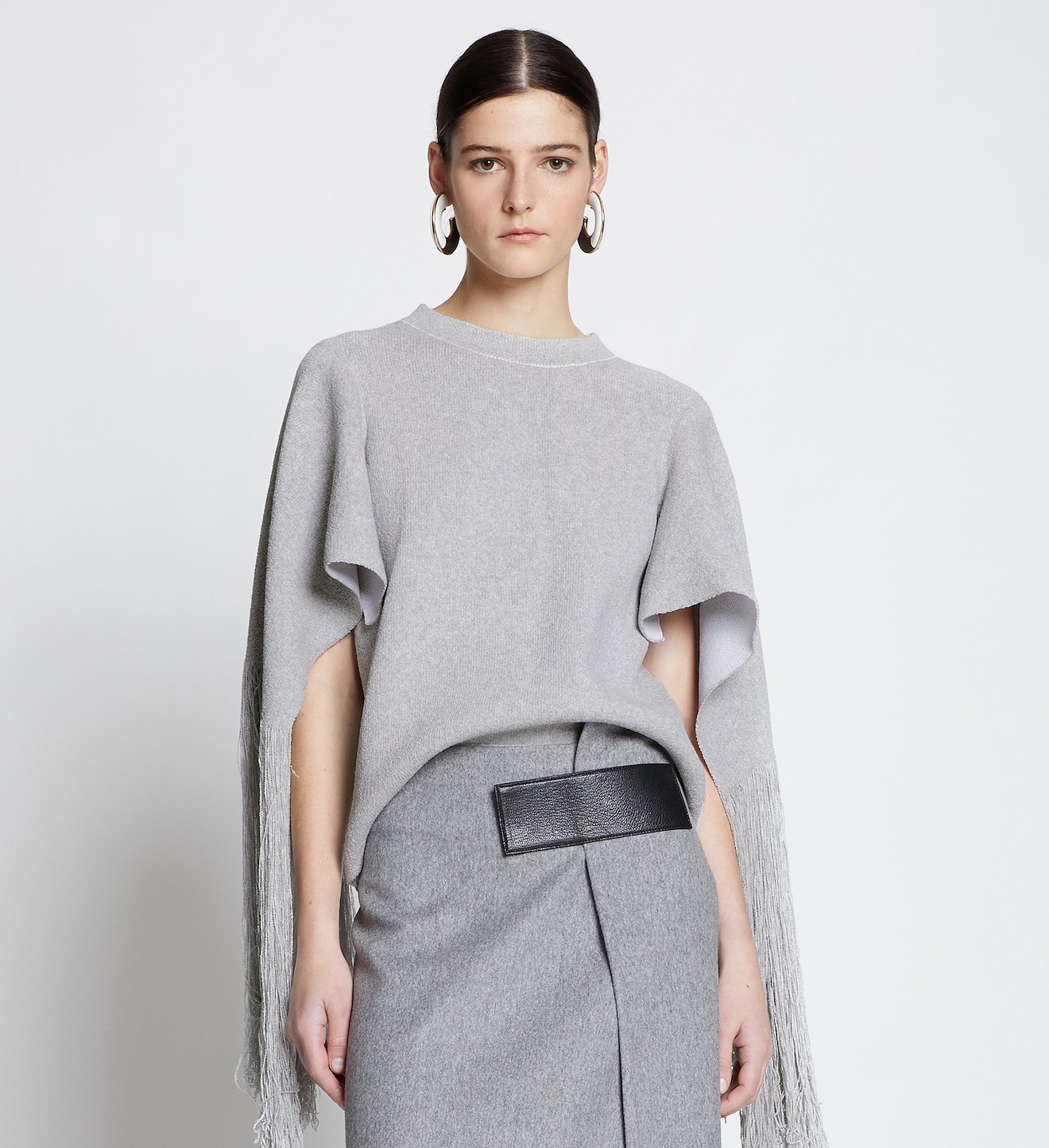 Fringe Sleeve Sweater