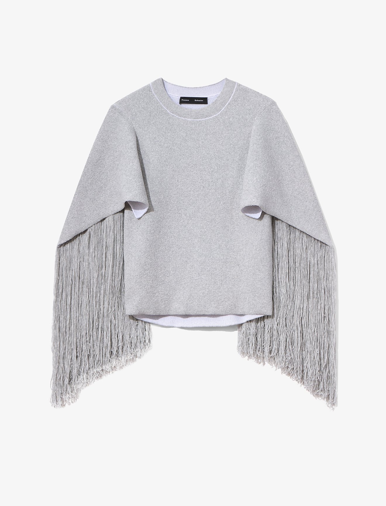 Fringe Sleeve Sweater #4