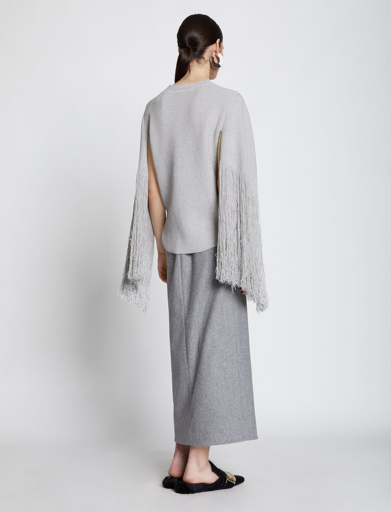 Fringe Sleeve Sweater #2