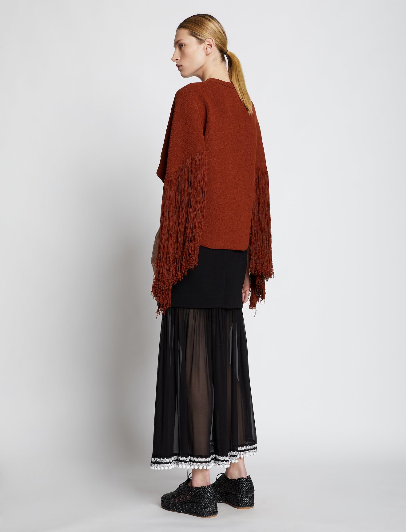 Fringe Sleeve Sweater #2