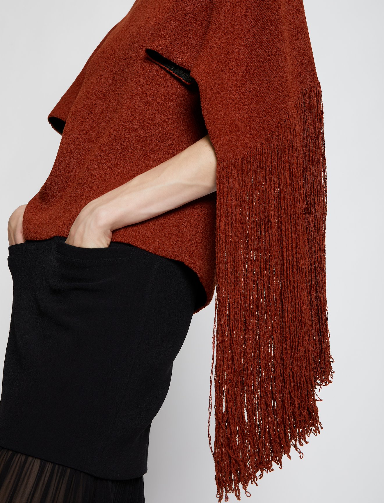 Fringe Sleeve Sweater #3