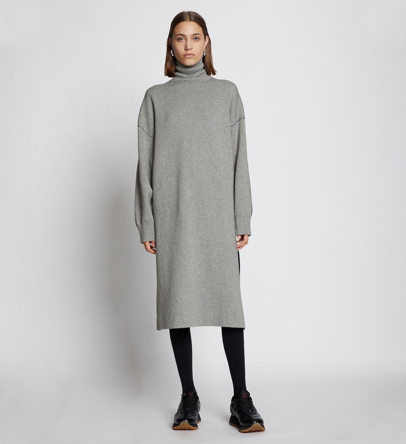 Cashmere Blend Turtleneck Dress