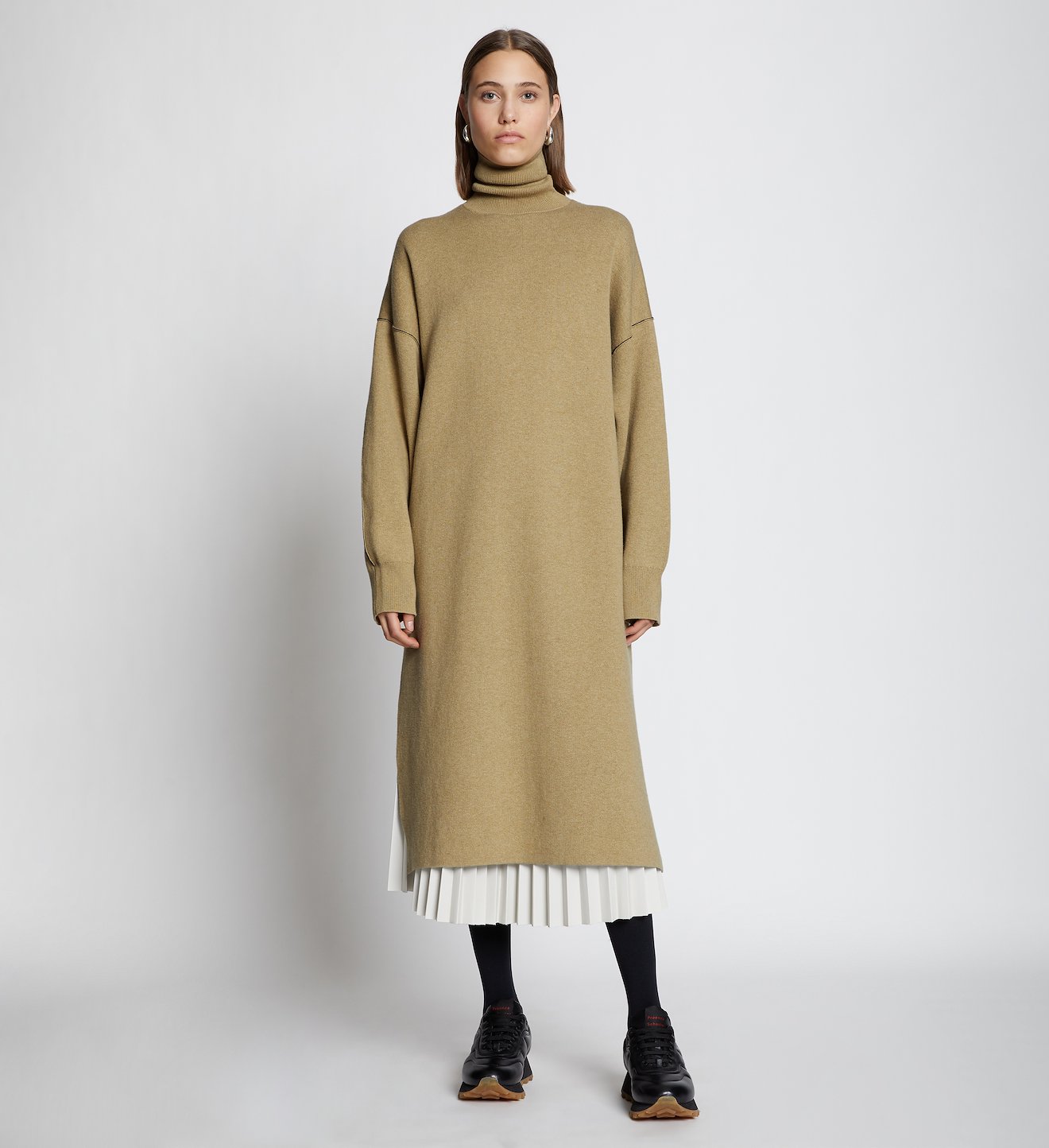 Cashmere Blend Turtleneck Dress