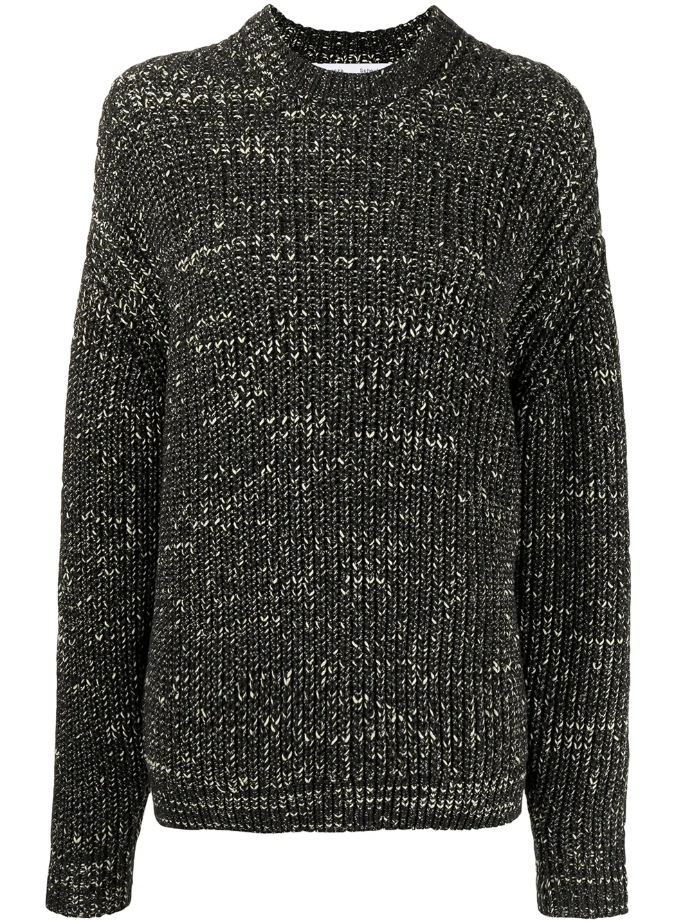 

Proenza Schouler White Label marl-effect wool jumper - Black