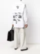 Image 2 of Givenchy rear print two-tone shirt