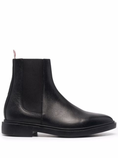 Thom Browne tricolour tab Chelsea boots