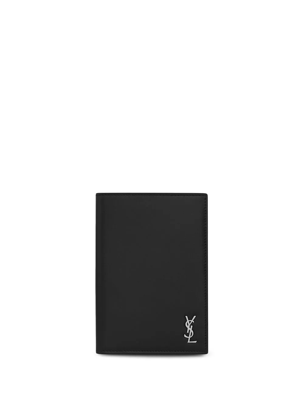 

Saint Laurent logo-plaque cardholder - Black