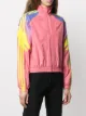 adidas logo-print zip-up cropped jacket