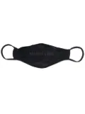 Helmut Lang logo-print face mask - Black