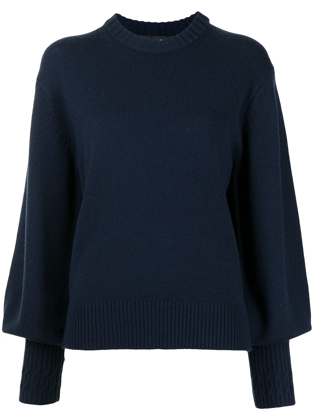 

Proenza Schouler balloon-sleeve wool jumper - Blue