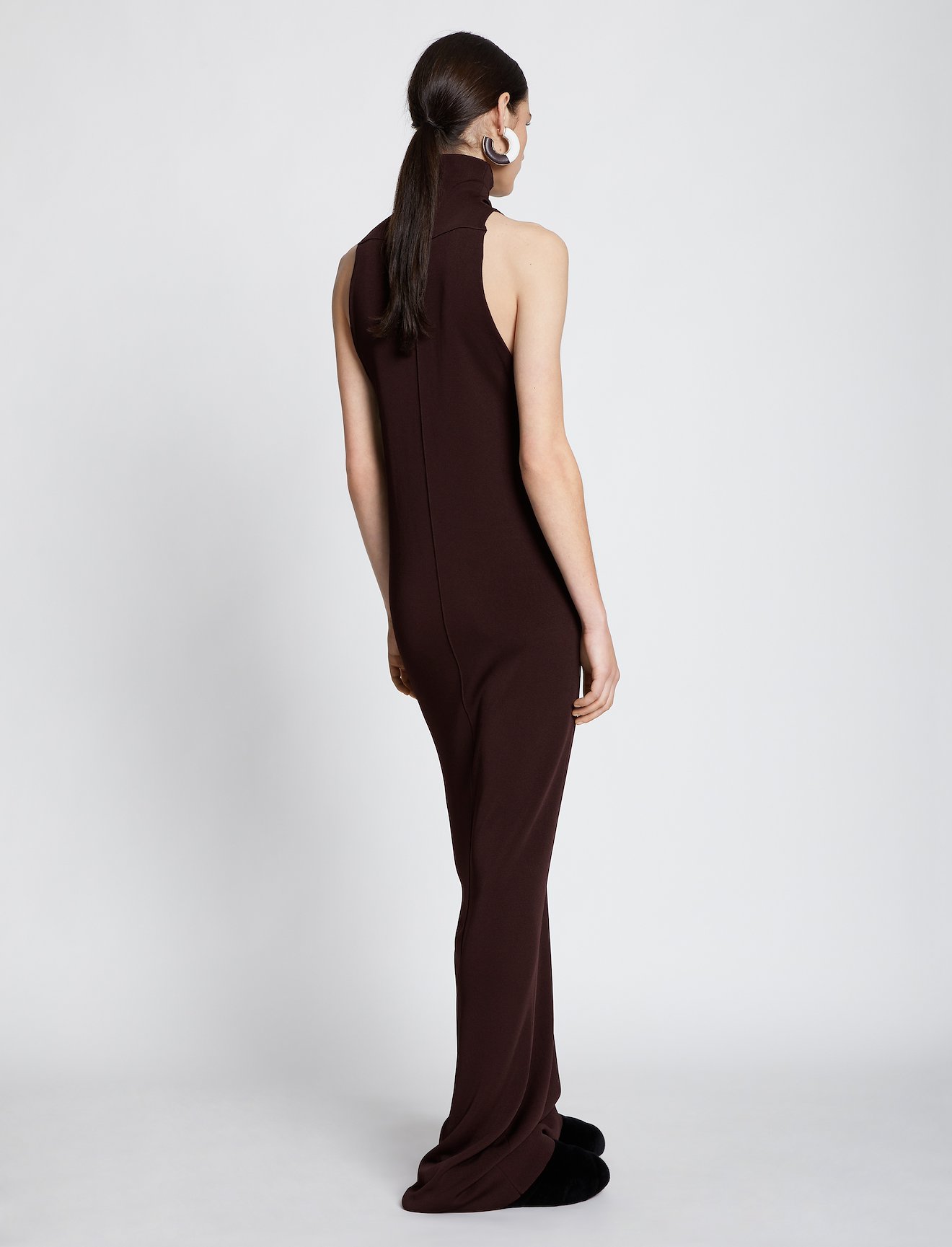 Draped Layered Knit Dress #2