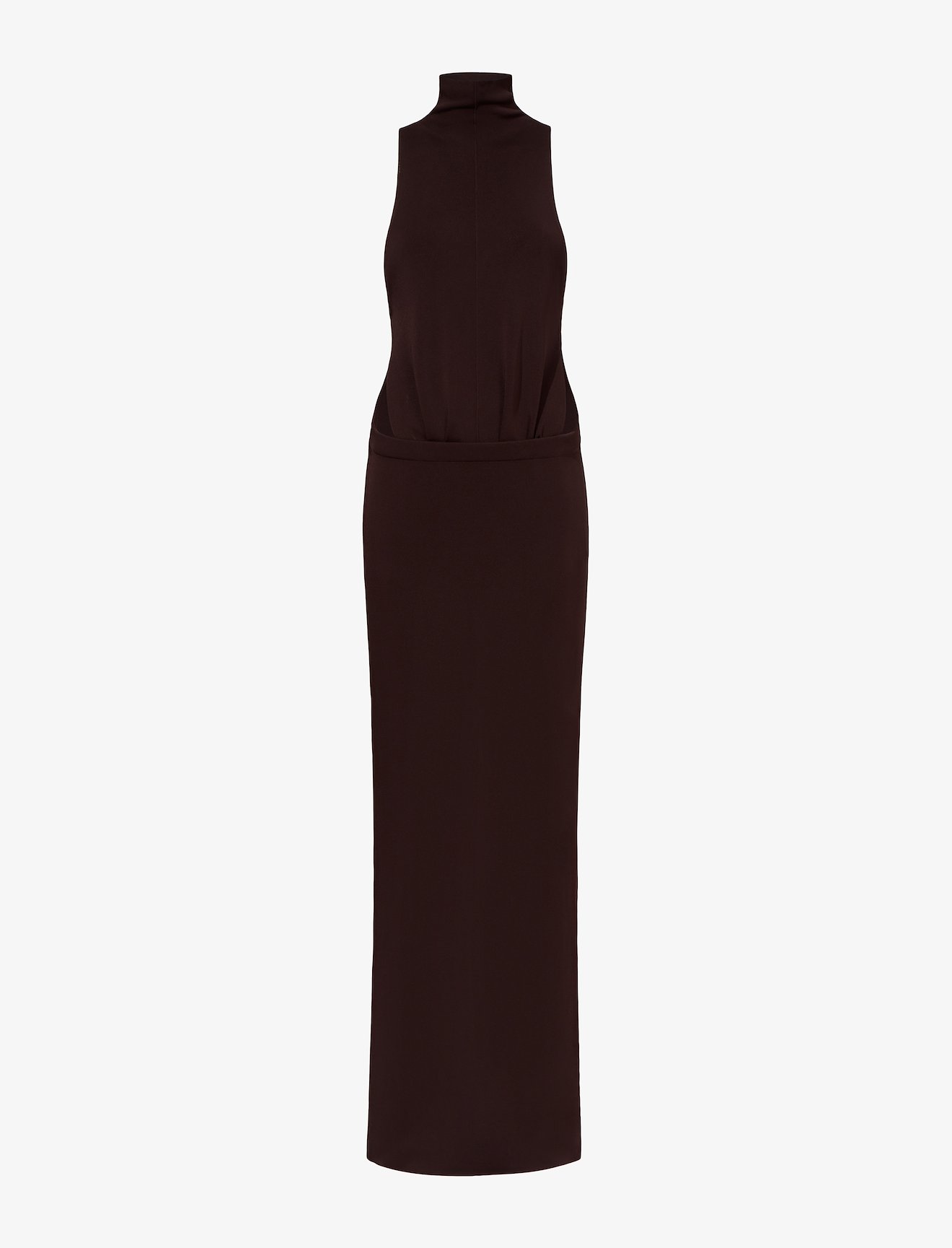 Draped Layered Knit Dress #4
