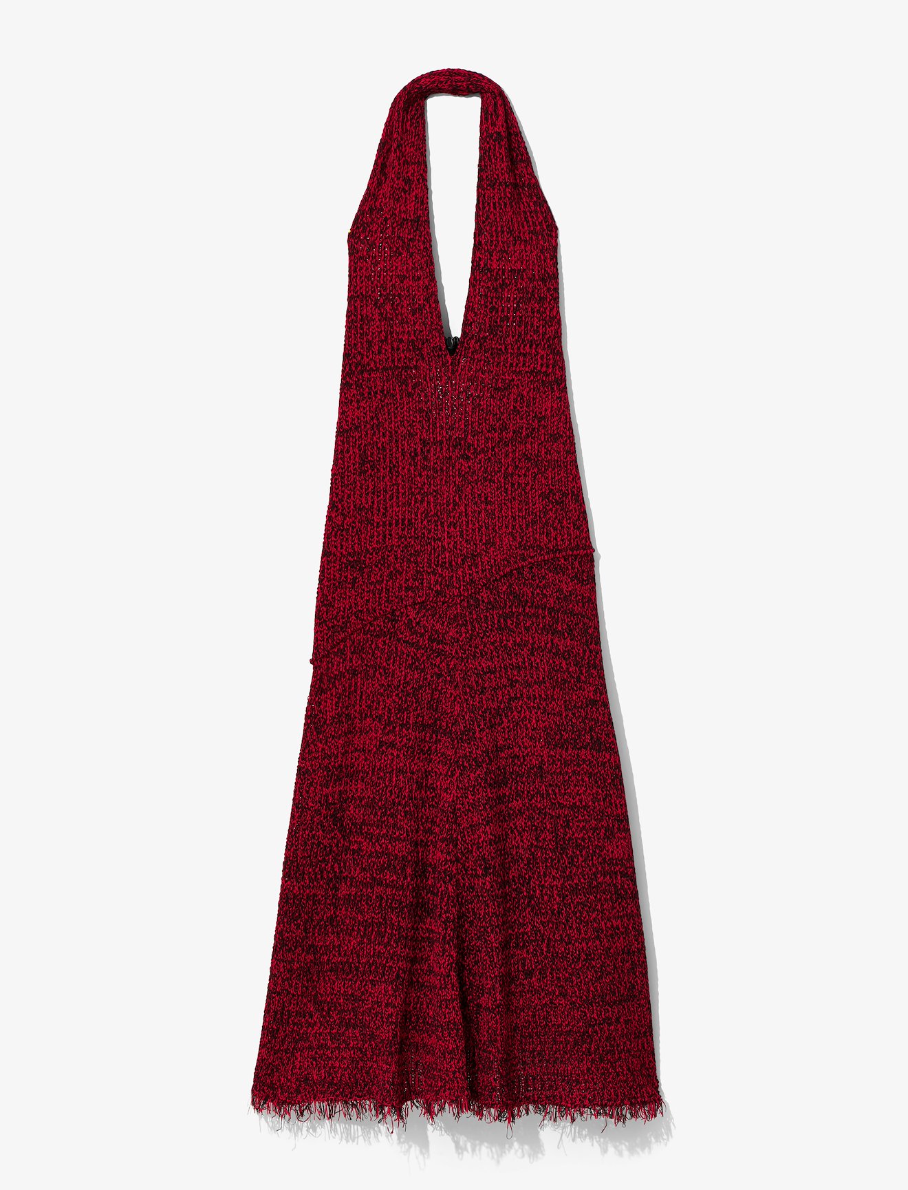 Crochet V-Neck Halter Dress #4