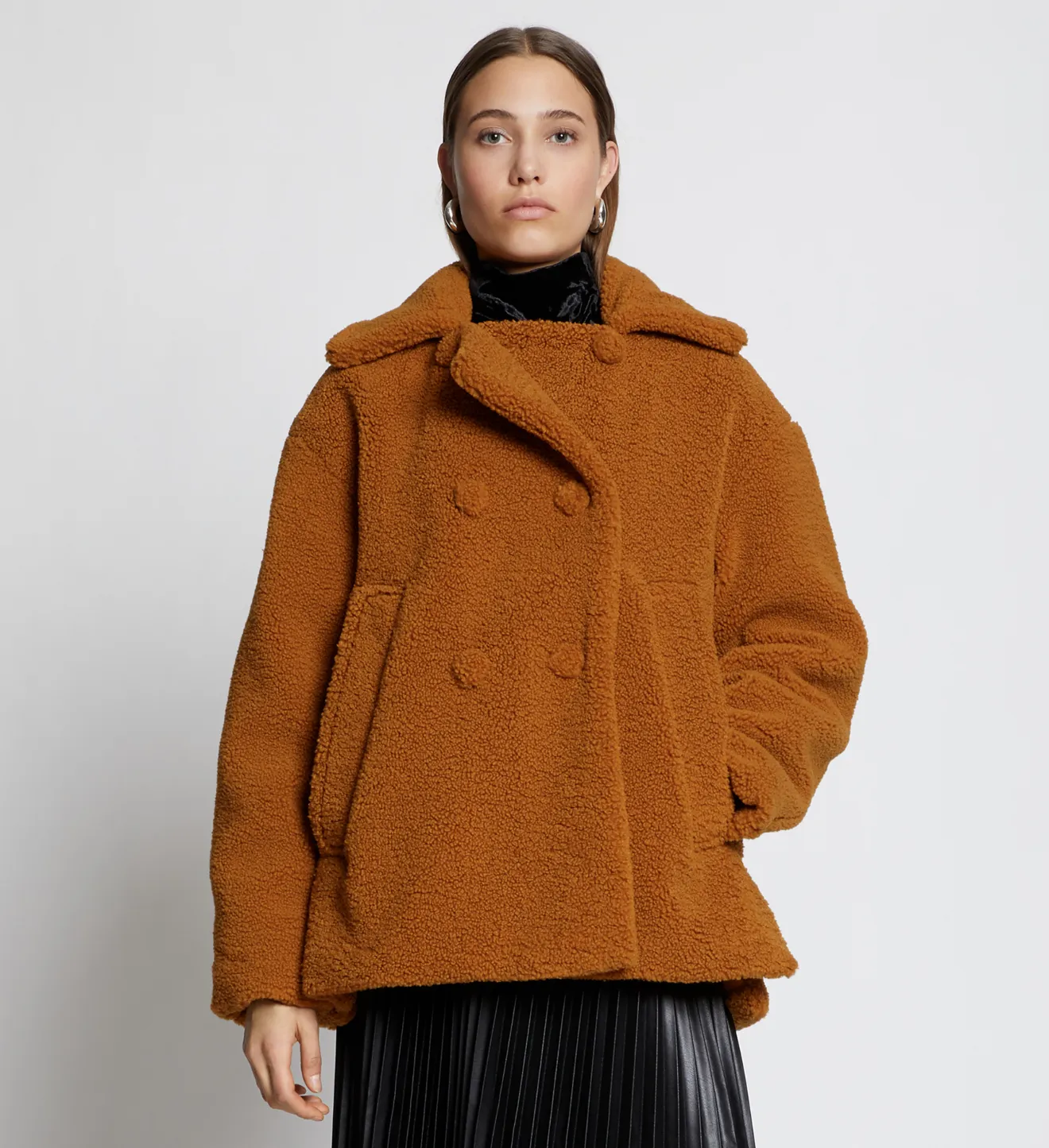 proenza schouler teddy bear coat