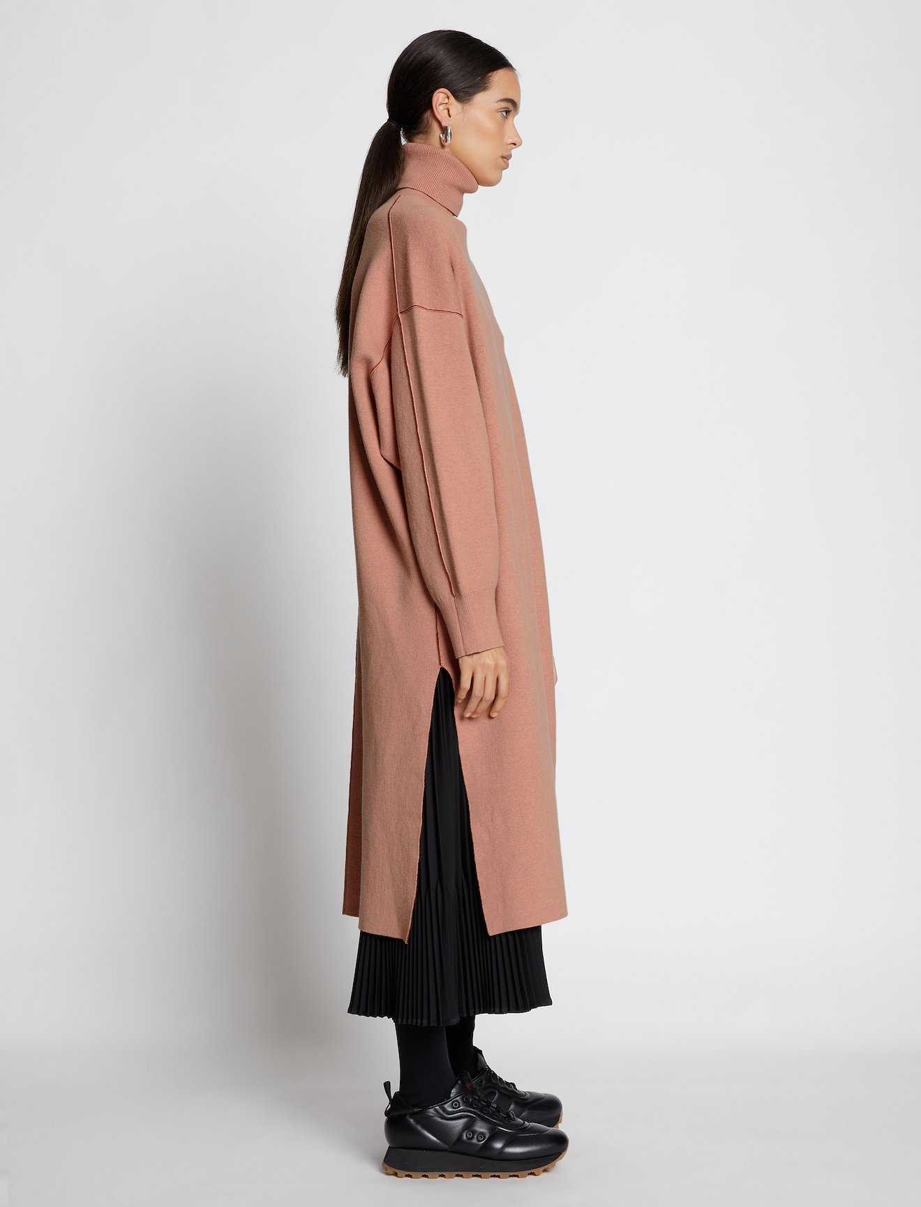 Cashmere Blend Turtleneck Dress #1