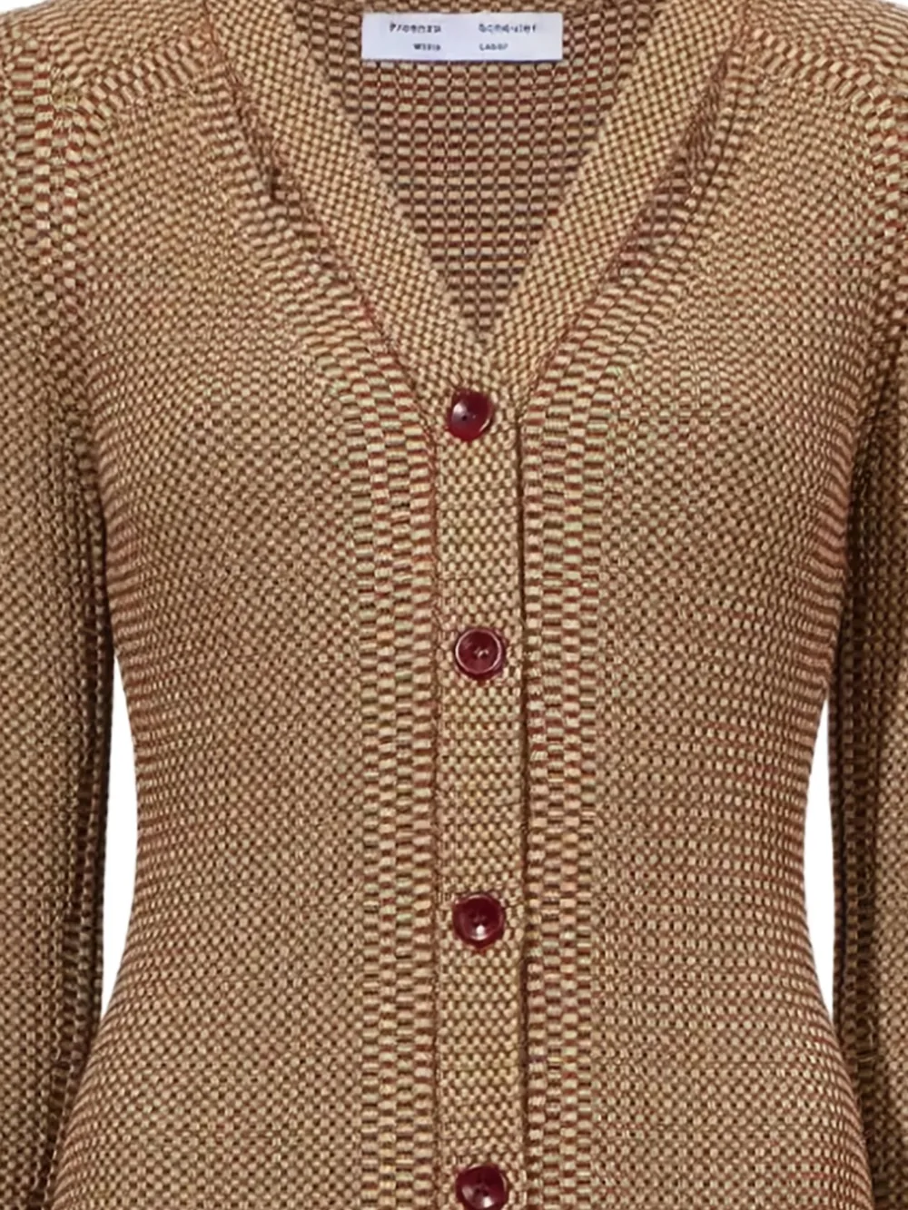 Proenza Schouler White Label geometric pattern knitted dress | Day Dresses | Image 2