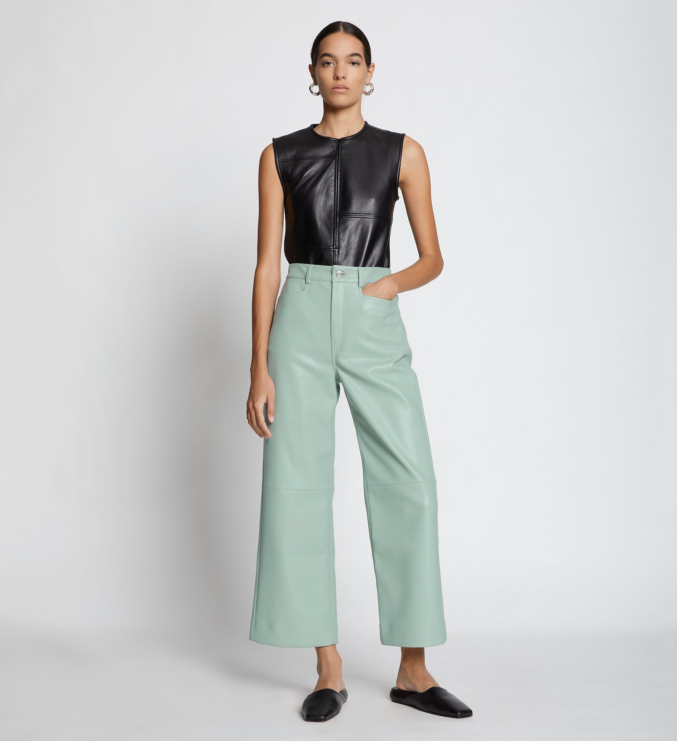 Leather Culottes