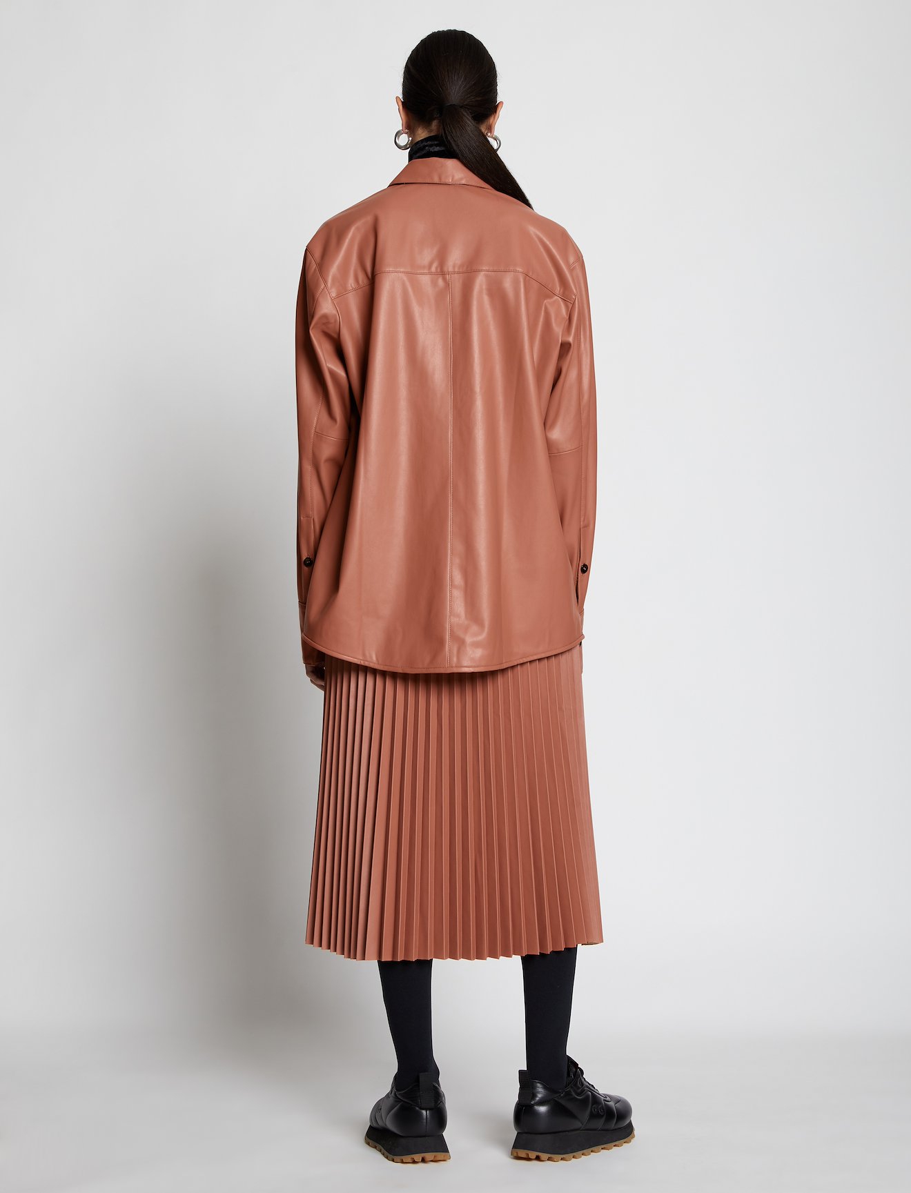 Faux Leather Shirt #3