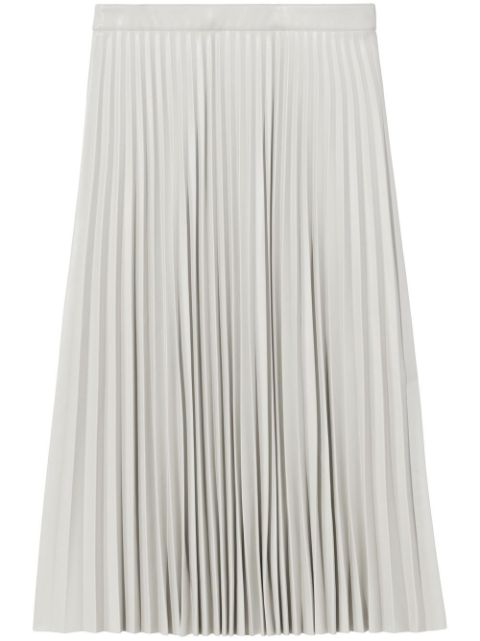 Proenza Schouler White Label faux-leather pleated skirt Women