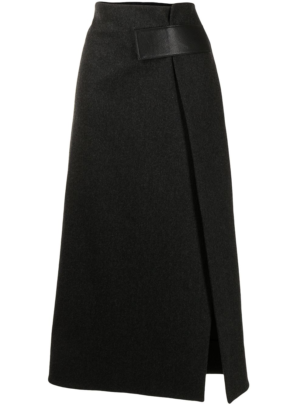 Proenza Schouler Melange Wool Midi Wrap Skirt - Farfetch