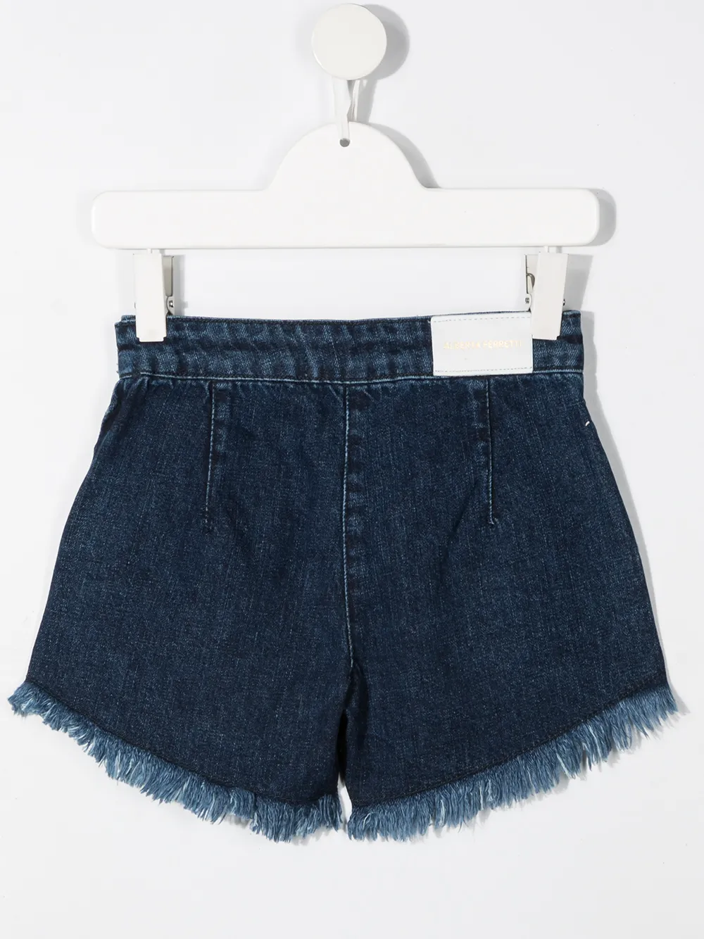 фото Alberta ferretti kids двубортные джинсовые шорты