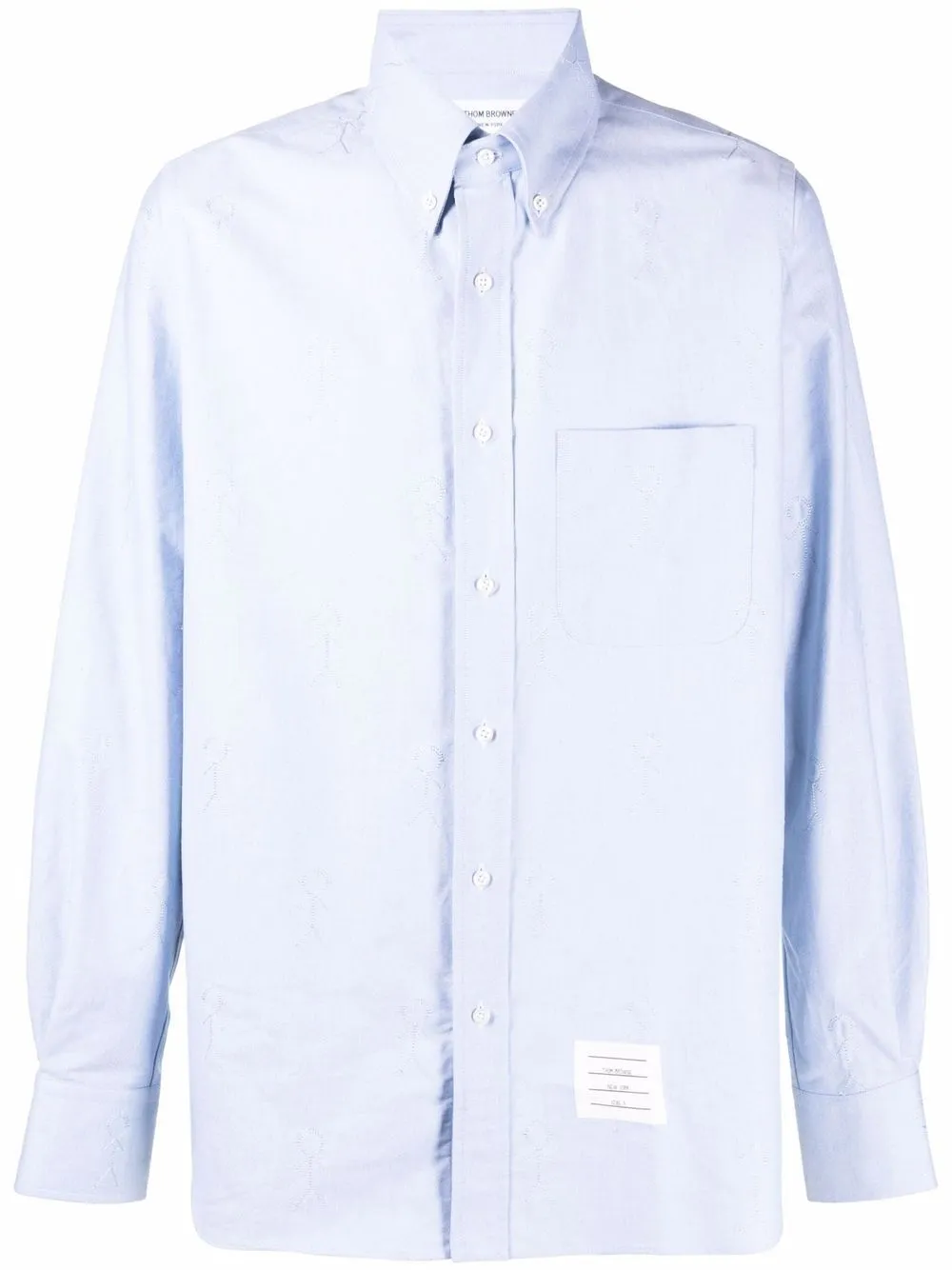 

Thom Browne long-sleeve cotton shirt - Blue