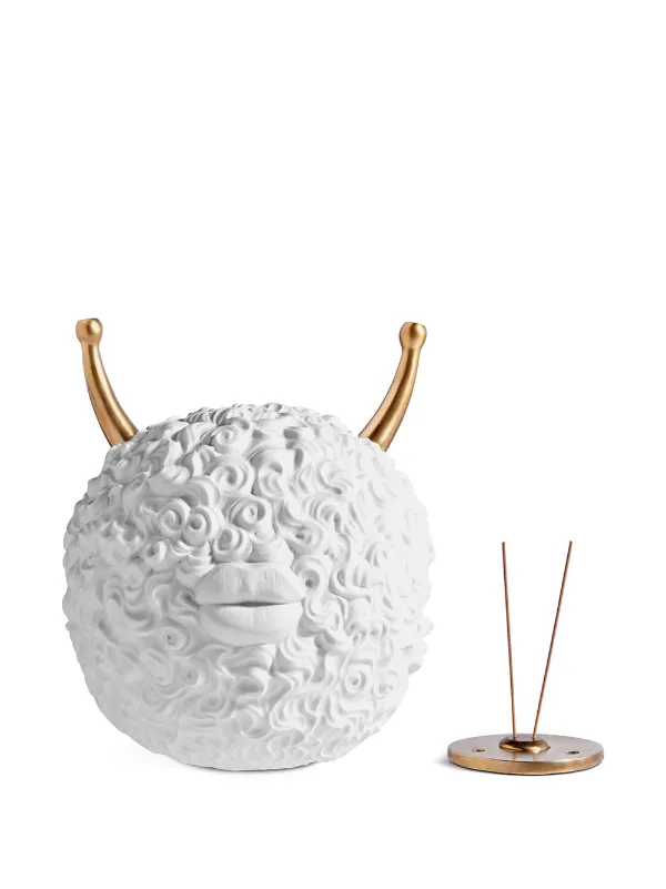 彫刻・オブジェ Richardson Ceramic Incense Burner White Ceramic Incense Burner – Richardson Shop