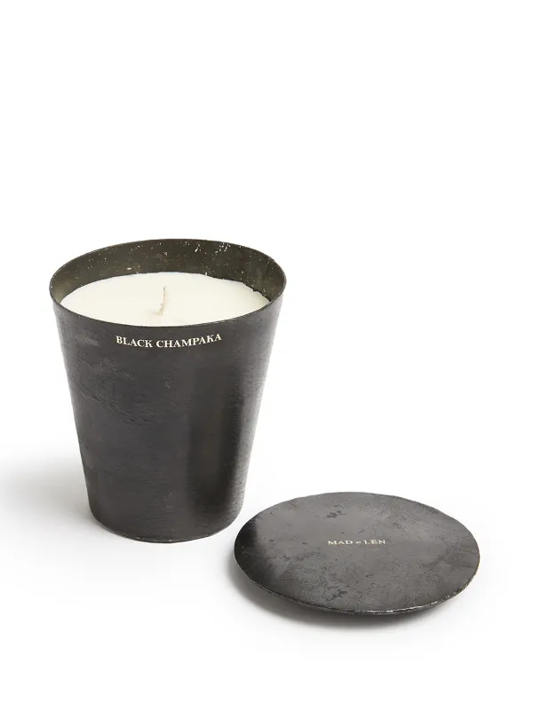 MAD Et LEN Vestimentale Black Champaka Soya Wax Candle | Black