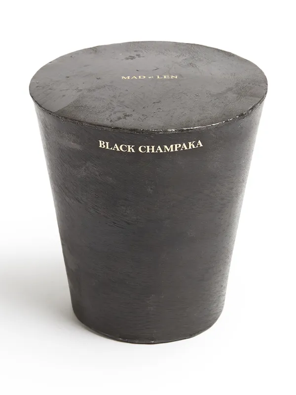MAD Et LEN Vestimentale Black Champaka Soya Wax Candle | Black