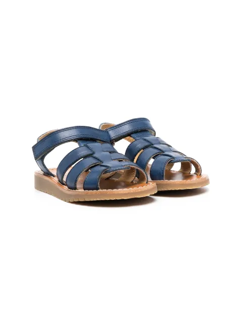 Gallucci Kids صندل جلد مسطح