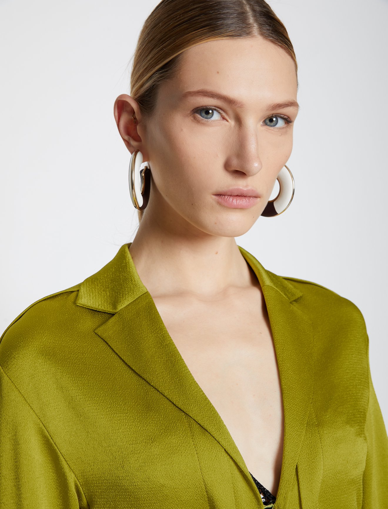 Hammered Satin Shirt #4