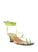 Image 2 of Paris Texas snakeskin-effect leather sandals
