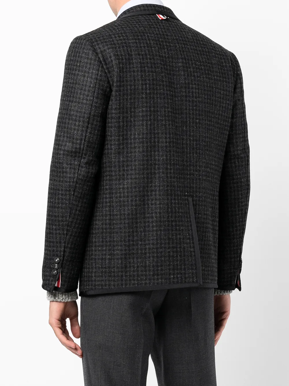 фото Thom browne твидовый пиджак gunclub overcheck