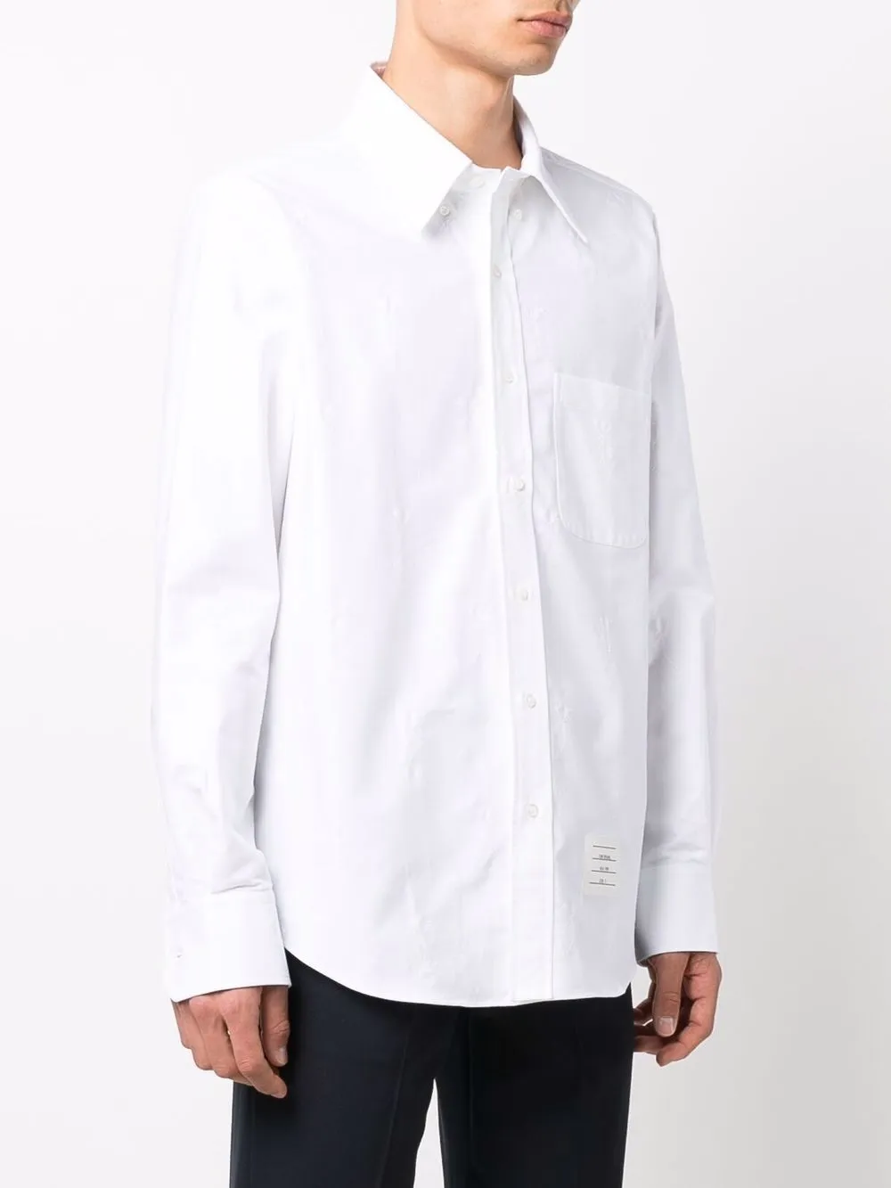 Thom Browne Classic Oxford Shirt In White
