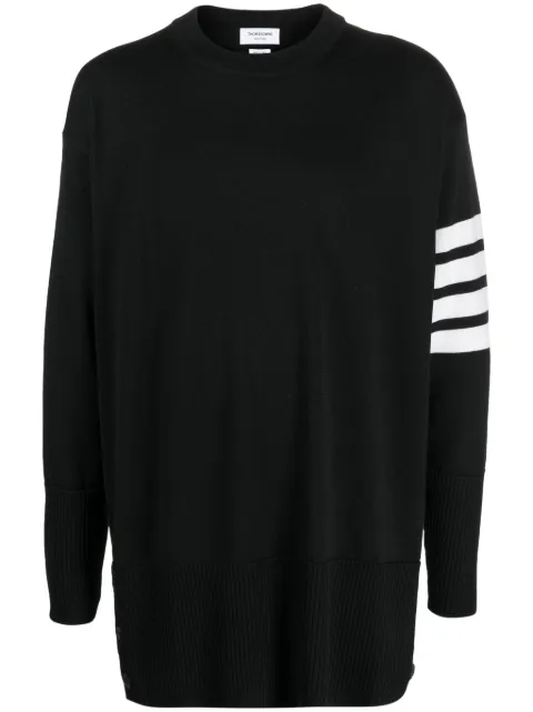 Thom Browne fine-knit 4-Bar wool jumper