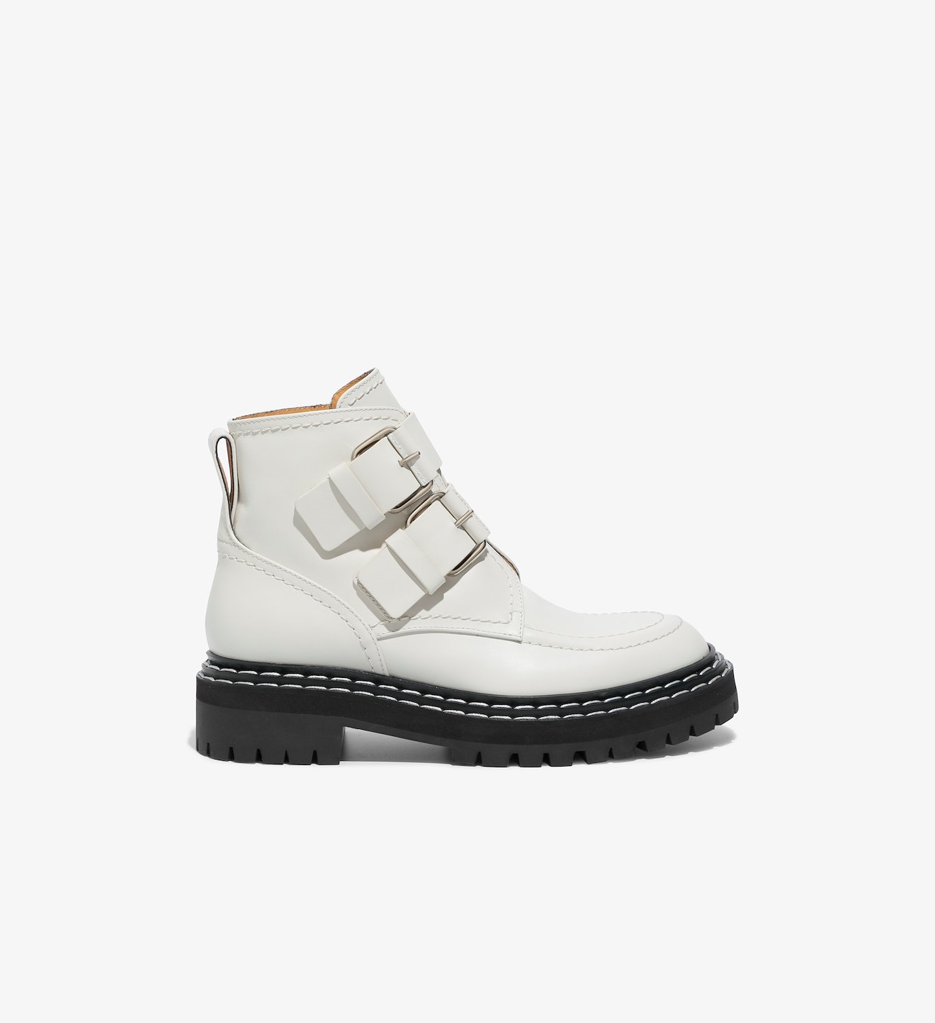 Lug Sole Buckle Boots