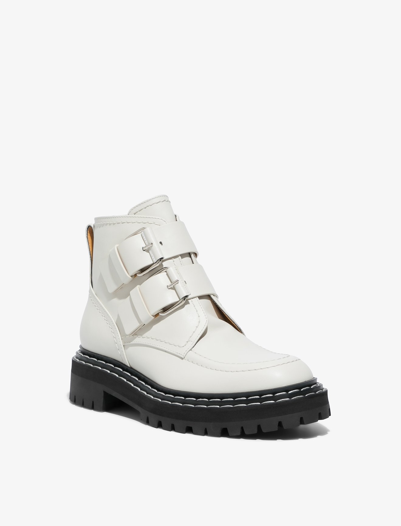 Lug Sole Buckle Boots #1