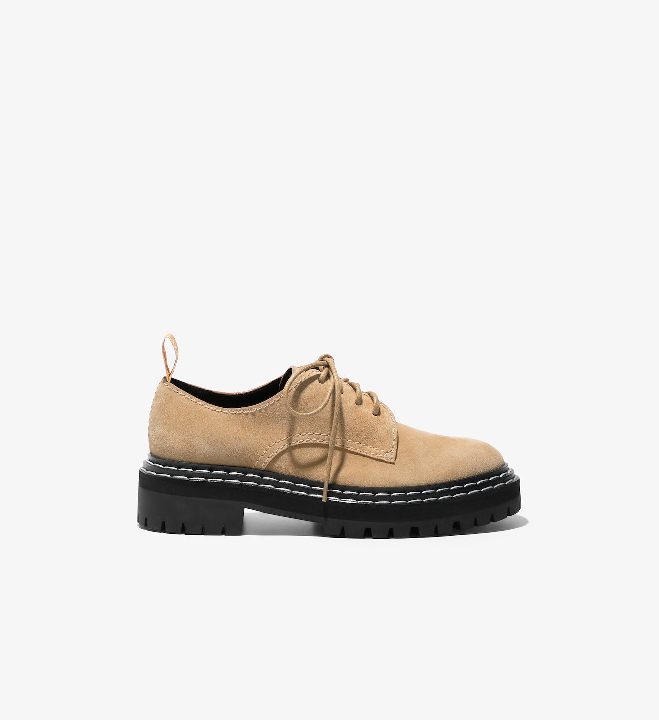 Suede Lug Sole Oxfords