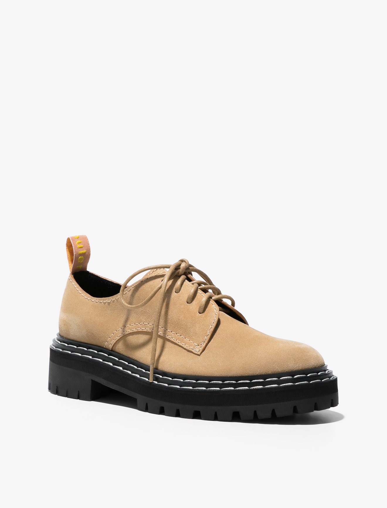 Suede Lug Sole Oxfords #1