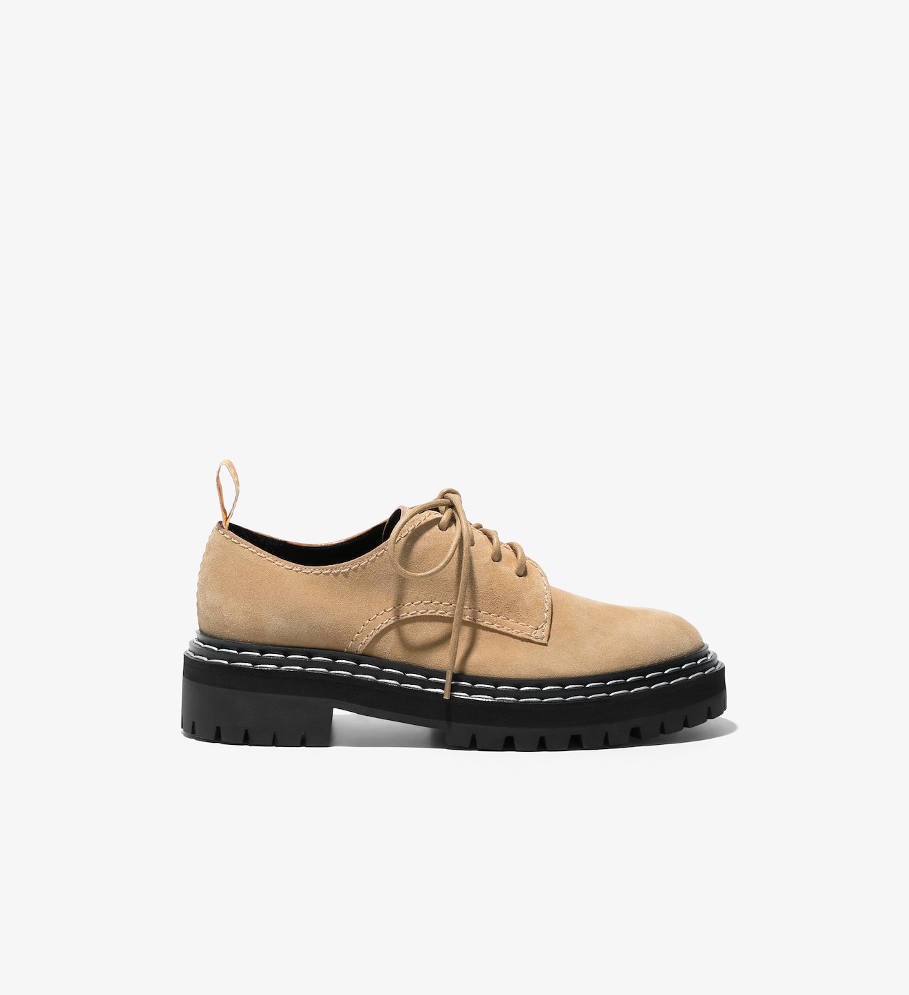 Suede Lug Sole Oxfords