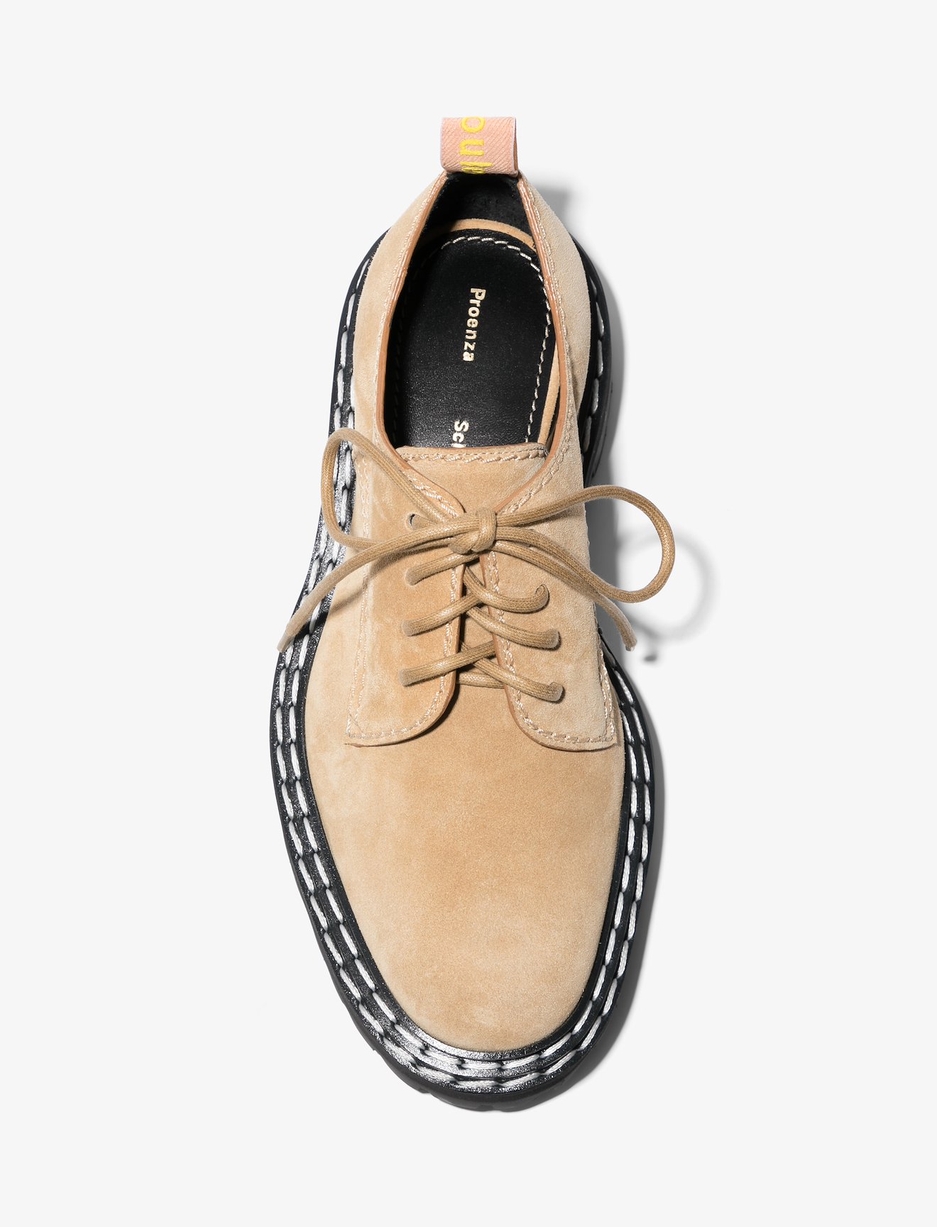 Suede Lug Sole Oxfords #3