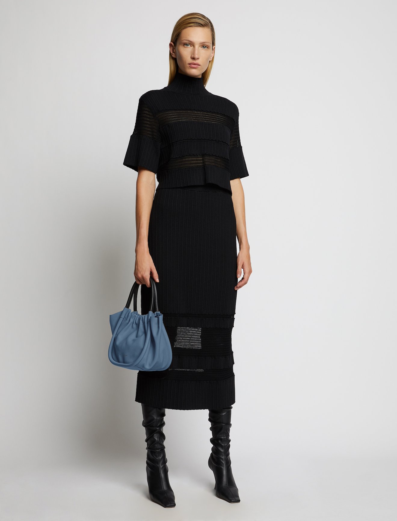 Small Ruched Crossbody Tote #2