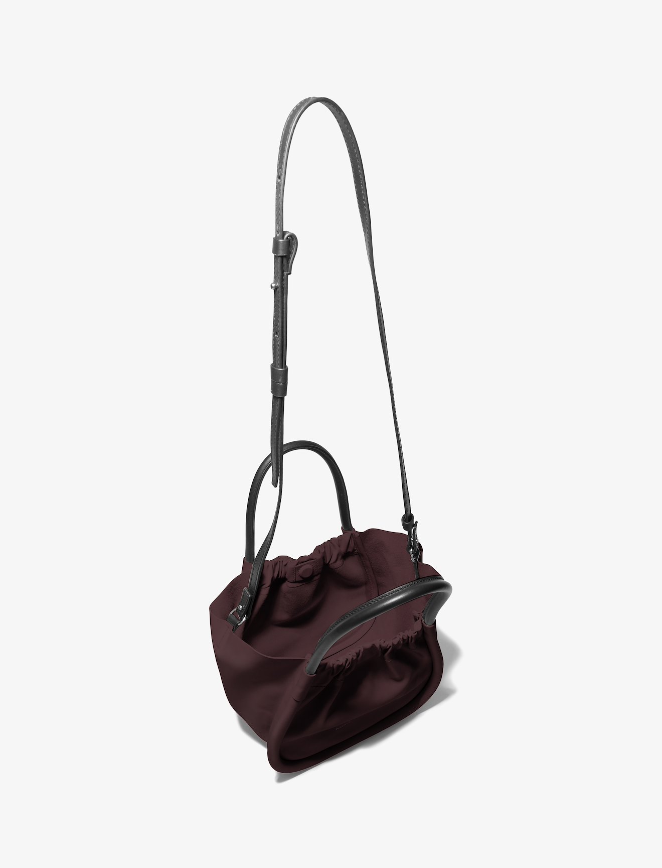 Small Ruched Crossbody Tote #4
