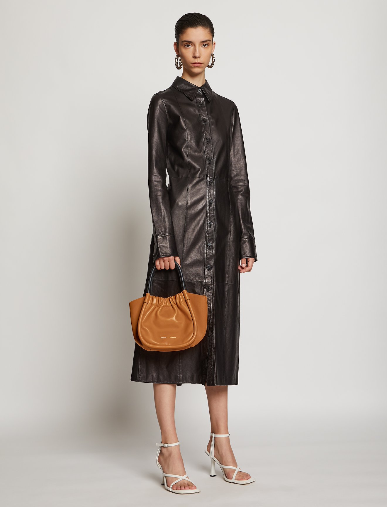 Small Ruched Crossbody Tote #2