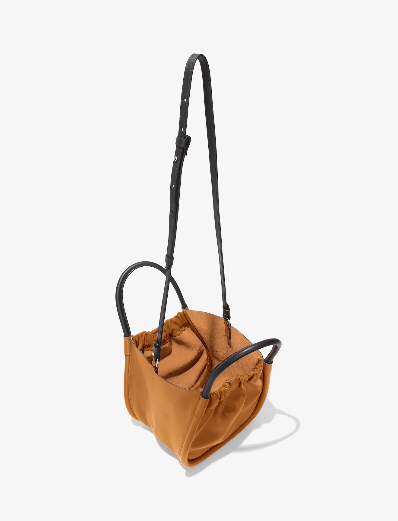 Small Ruched Crossbody Tote #4
