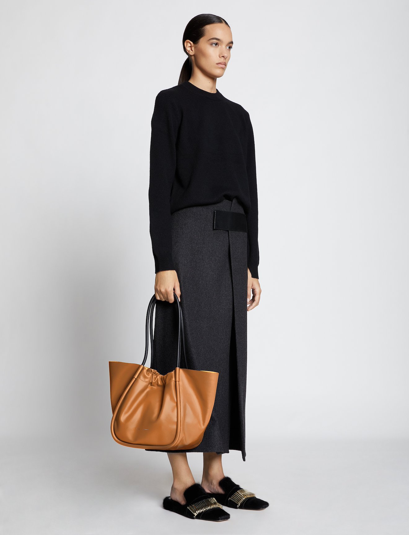 Large Ruched Tote #2